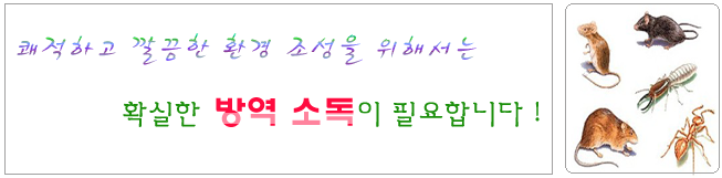 쾌적한 환경